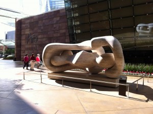 Henry Moore Sculpture at Crystals, Las Vegas